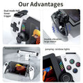 FLLBW M28 256GB handheld game console 7.1 '' IPS Screen supports large-scale PS2 games 3D dual joystick God of War 20000 games