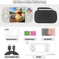 Anbernic RG Cube Retro Handheld Game Console 64bit Android 13 Unisoc T820 3.95 Inch IPS Screen Hall Joystick RGB Lighting Effect