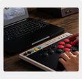 8BitDo All-Button Wireless Arcade Controller for Switch 1/2 & Windows, Low-profile Mechanical Switches, 4 Programmable Buttons