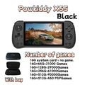 POWKIDDY X55 Handheld Game Console 5.5 INCH IPS Screen RK3566 Open-Source Linux System 4000 MAh TV HDMI LPDDR4X 512G PSP