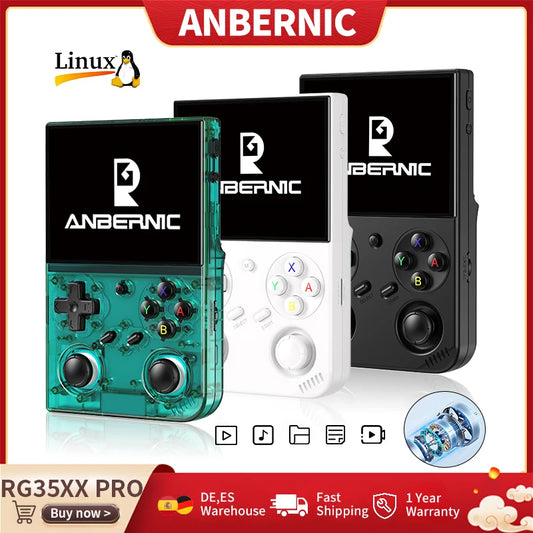 iGameConsole Anbernic Best Retro Handheld Gaming Console 2026 | 10000 Preloaded GBA SNES PS1 Games Plug and Play | Back to School Gift for Kids Adults Dad | Linux 64GB Emulator Console | Nostalgic Classic Gaming Childhood Memories