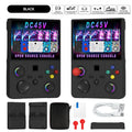 FLLBW DC45V Handheld Game Console Portable Hand Held 4.5-in 4k HD IPS Screen Large Battery Best Gift For Boy Girl 128GB PS1