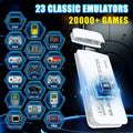 2026 Upgraded Retro Gaming Console Stick, 20,000+ Retro Game Stick, 23 Emulators, Built-in Classic Video Games, 4K HD HDMI TV Game Stick Plug & Play Game Console for TV 2 Wireless
