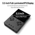 TRIMUI BRICK Handheld Game Console 3.2'' IPS Screen A133P Linux System Trimui UI Metal Back Panel Key LED Lighting Free Keycaps