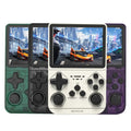 GAMINJA New Open Source Retro Handheld Video Game Console Buit in 64GB Card Emulator for PS1/PSP/DC/N64/SS 3.5 Inch IPS Screen