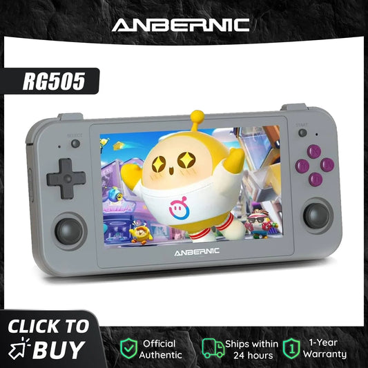 iGameConsole Anbernic Best Retro Handheld Gaming Console 2026 | 10000 Preloaded GBA SNES PS1 Games Plug and Play | Back to School Gift for Kids Adults Dad | Android 64GB Emulator Console | Nostalgic Classic Gaming Childhood Memories