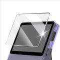 Transparent Case+Glass for R36S Game Console Protector Kit Clear Soft Silicone Anti-Scratch Case Tempered Glass Screen Protector