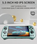 Powkiddy X55 Retro Handheld Game Console 5.5 Inch HD Portable WiFi Gaming Console for Kids Adults RK3566 Open Source Emulators