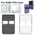 Silicone Protective Case for R36s, For R36s Handheld Game Console Accessories, Anti-Scratch Washable Silicone Case with Lanyard