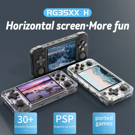 iGameConsole RG35XX Best Retro Handheld Gaming Console 2026 | 5528 Preloaded GBA SNES PS1 Games Plug and Play | Back to School Gift for Kids Adults Dad | 3.5 Inch IPS Linux 64GB Emulator Console | Nostalgic Classic Gaming Childhood Memories