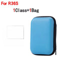 For R36S/R35XX Game Console Storage Bag EVA Hard Portable Protective Case Accessories R36S Silicone Cover, Screen Protector Film