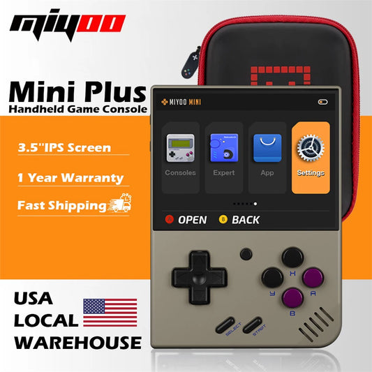iGameConsole MIYOO Best WiFi Retro Handheld Console 2026 | 10000 Preloaded GBA SNES PS1 Games Plug and Play | Back to School Gift for Kids Adults Dad | 2.8 Inch IPS OnionOS 64GB Emulator Console | Nostalgic Classic Gaming Childhood Memories