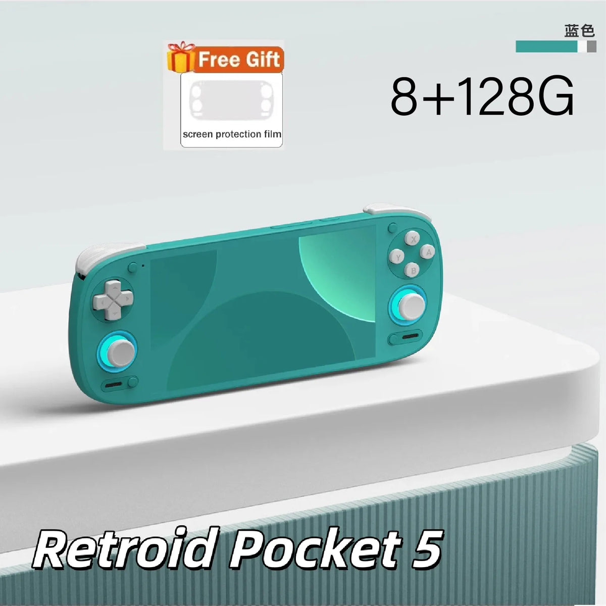 Retroid Pocket 5 Handheld Game Console Video Player Retro Android 13 RP5 5.5 Inch OLED Touch Screen Wifi Bluetooth PSP PS2 Gift