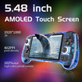 ANBERNIC RG556 Retro Handheld Game Android 13 5.48 inch Touch OLED Screen Support DP WiFi Bluetooth Hall Rocker Battery 5500mAh