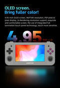 Anbernic RG505 Handheld Game Console Android 12 System Unisoc Tiger T618 4.95-INCH OLED With Hall Joyctick OTA Update Gift
