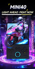 FLLBW MINI40 Retro Handheld Game Console 4.0 Inch IPS HD Screen Portable Open Source Linux System 128GB