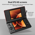 Anbernic RG DS Retro Video Game Console 4 Inch IPS Dual Multi-touch Screen Android 14 Flip Game Player RGDS For Christmas Gift