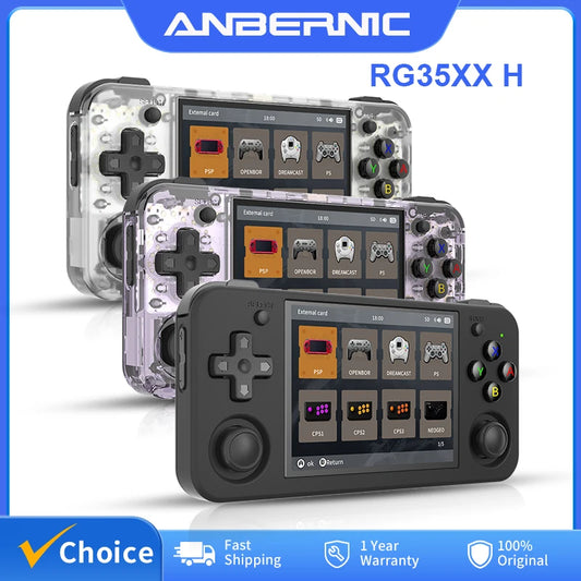 iGameConsole RG35XX Best Retro Handheld Gaming Console 2026 | 5528 Preloaded GBA SNES PS1 Games Plug and Play | Back to School Gift for Kids Adults Dad | 3.5 Inch IPS Linux 64GB Emulator Console | Nostalgic Classic Gaming Childhood Memories