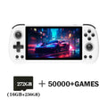 New POWKIDDY X55 Handheld Game Console 5.5 inch IPS Screen RK3566 Open Source Retro Console TV Out Video Games Player Kids Gift