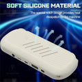 Trimui Smart Pro Full Fit Protective Case with Lanyard Anti-fall Anti-scratch Anti-slip White Silicone Soft Shell Cover Skin