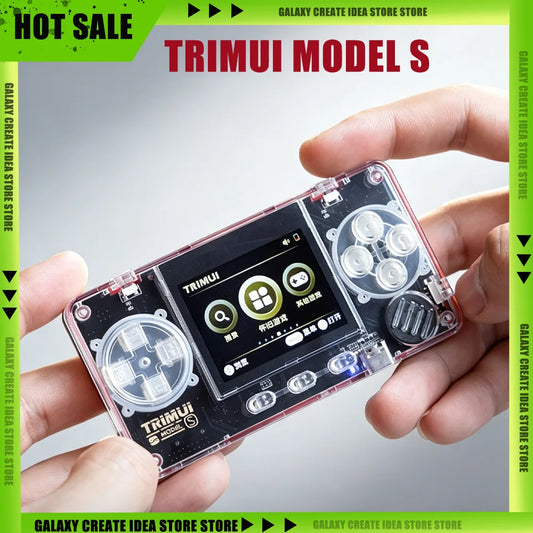 iGameConsole TRIMUI Model Best Retro Handheld Gaming Console 2026 | 10000 Preloaded GBA SNES PS1 Games Plug and Play | Back to School Gift for Kids Adults Dad | 2.0 Inch IPS Linux 64GB Emulator Console | Nostalgic Classic Gaming Childhood Memories