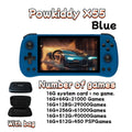 POWKIDDY X55 Handheld Game Console 5.5 INCH IPS Screen RK3566 Open-Source Linux System 4000 MAh TV HDMI LPDDR4X 512G PSP