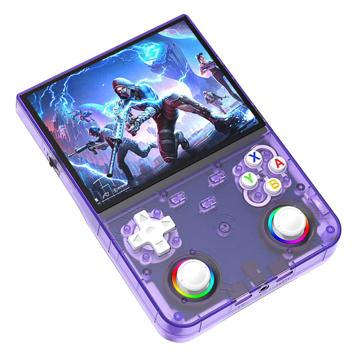 FLLBW R36 ultra X retro handheld video game console open source Linux system 4.5 inch IPS screen portable handheld game console