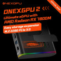 Onexplayer  Gpu Onexgpu 2 GPU Power Consumption 180W 12GB AMD Radeon RX 780OM Graphics Expansion Dock Oculink USB 4