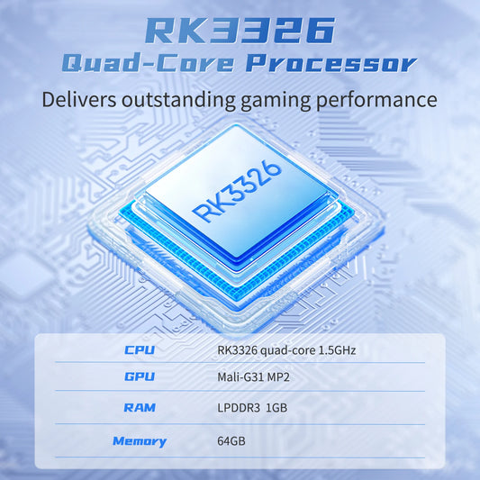 G350 Retro Handheld Game Console Linux 64-bit System 3.5" IPS Screen RK3326 3200 mAh Portable Console Retro Video Game Console