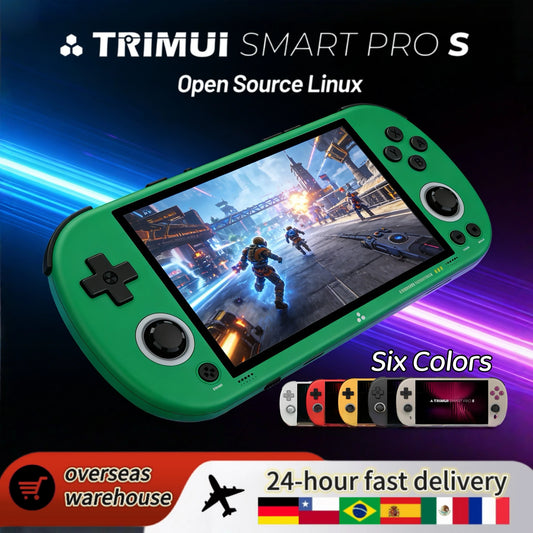iGameConsole NEW TRIMUI Best Premium Retro Handheld Console 2026 | 10000 Preloaded GBA SNES PS1 Games Plug and Play | Back to School Gift for Kids Adults Dad | Linux 64GB Emulator Console | Nostalgic Classic Gaming Childhood Memories