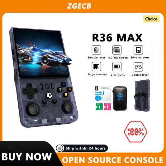 iGameConsole R36MAX Best Premium Retro Handheld Console 2026 | 20000 Preloaded GBA SNES PS1 N64 PSP Games ArkOS | Back to School Gift for Retro Gamers Adults Collectors | 3.5 Inch IPS Linux 128GB ArkOS Emulator Console