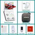 MIYOO Flip V2 Retro Handheld Game Console With Metal Hinge 3.5'' IPS Screen Compact Portable Game Machine Dual Analog Sticks Gif