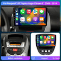 Android 16 2 Din Car Multimedia Player For Peugeot 107 Toyota Aygo Citroen C1 2005-2014 Head Unit Stereo GPS Navigation BT WIFI