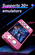 Upgraded XF40H Handheld Game Console, WiFi Online for Multiplayer Preloaded Emulators 4.0 Inch 4KHD IPS Screen Open Source Linux
