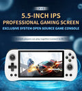 POWKIDDY X55 5.5INCH IPS Screen Retro Handheld Game Console  Linux System OpenSource RK3566 Video Game HD 512G PSP Games Gifts