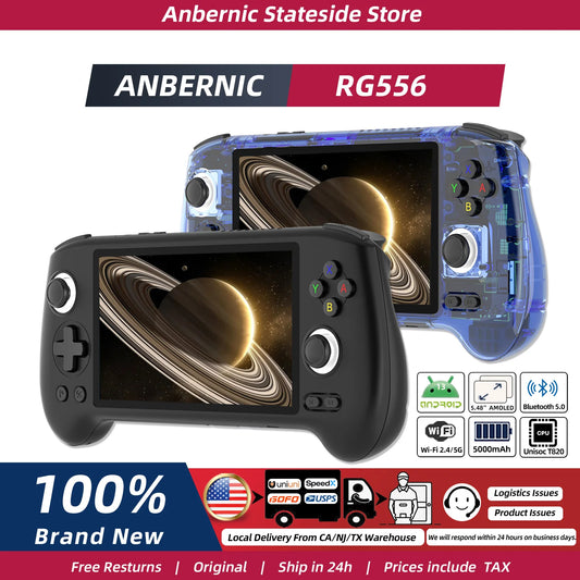 iGameConsole Anbernic Best WiFi Retro Handheld Console 2026 | 10000 Preloaded GBA SNES PS1 Games Plug and Play | Back to School Gift for Kids Adults Dad | 5.48 Inch IPS Android 64GB Emulator Console | Nostalgic Classic Gaming Childhood Memories