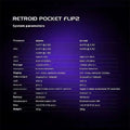 Retroid Pocket Flip 2 Handheld Console SD865 5.5”1080p Oled Wifi6 Handheld Portable Gaming Console With Hall Rockers Custom PS2