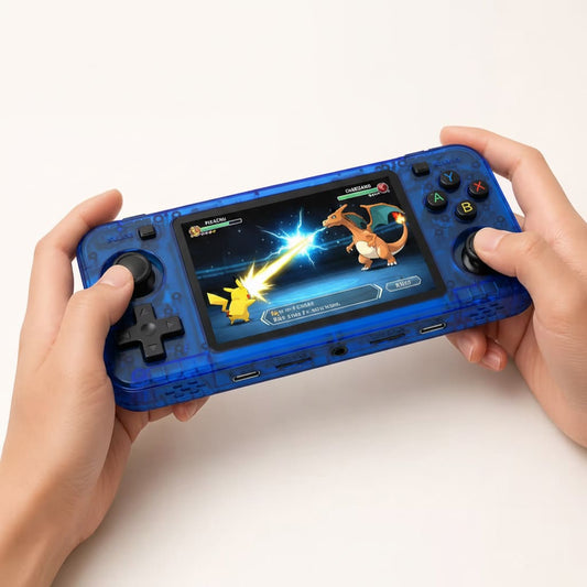 iGameConsole R36H Best Premium Retro Handheld Console 2026 | 10000 Preloaded GBA SNES PS1 Games Plug and Play | Back to School Gift for Kids Adults Dad | ArkOS 128GB Emulator Console | Nostalgic Classic Gaming Childhood Memories