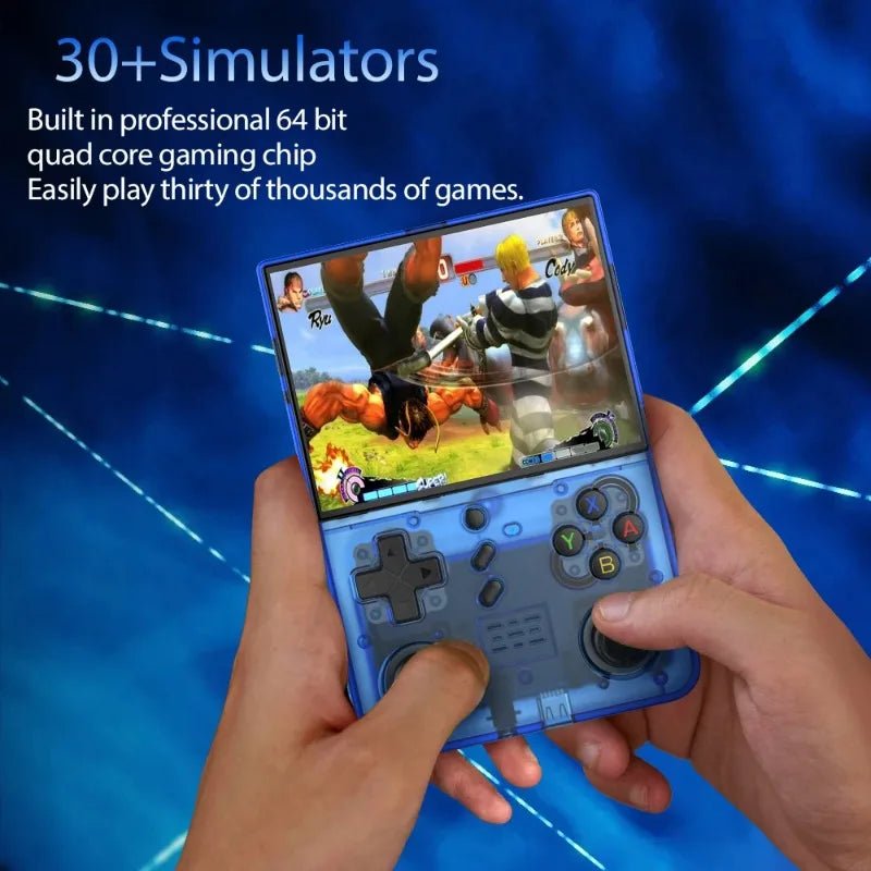 R40XX Pro Max Retro Games Console 4.2 inch IPS Screen 4000mAh Portable Handheld Console Built - in Wi - Fi kid Game Console - handheldgameconsoles.games