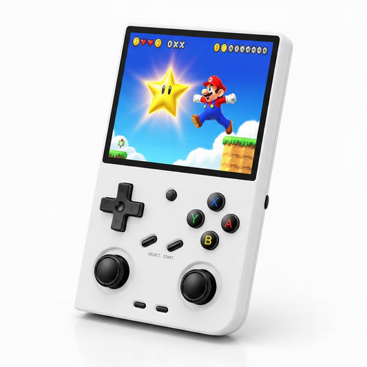 iGameConsole RG35XX Best Premium Retro Handheld Console 2026 | 10000 Preloaded GBA SNES PS1 Games Plug and Play | Back to School Gift for Kids Adults Dad | 3.5 Inch IPS Linux 64GB Emulator Console | Nostalgic Classic Gaming Childhood Memories