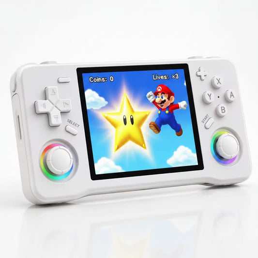 iGameConsole XF35H Linux Best Retro Handheld Gaming Console 2026 | 10000 Preloaded GBA SNES PS1 Games Plug and Play | Back to School Gift for Kids Adults Dad | 3.5 Inch IPS Linux 128GB Emulator Console | Nostalgic Classic Gaming Childhood Memories